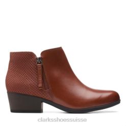 Adreena espère que Clarks Mahoga New York unisexe N6R8B4143 Clarks acajou