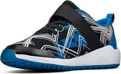 aeon Pace - Baskets en textile pour enfant - Bleu Clarks enfants N6R8B550 Clarks bleu