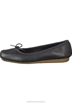Ballerines Clarks noires à taches de rousseur unisexe N6R8B7059 Clarks noir