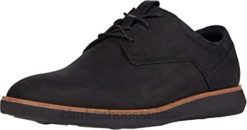 Baskets à lacets Banwell Clarks pour hommes en nubuck noir Hommes N6R8B2178 Clarks nubuck noir