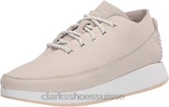 baskets de sport kiowa clarks blanc cassé pour femmes femmes N6R8B2179 Clarks blanc cassé