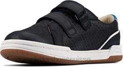 baskets fauve solo pour enfants clarks bleus enfants N6R8B670 Clarks bleu