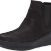 botte chelsea step rose sun pour femme noir textile clarks femmes N6R8B1398 Clarks textile noir