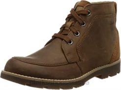 botte chukka Heath Lace K pour garçon en cuir marron clair Clarks enfants N6R8B942 Clarks cuir beige
