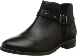 bottes de mode trish chelsea pour femmes clarks noir femmes N6R8B925 Clarks Cuir noir