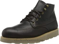 bottes de motard trace quest clarks pour hommes marron marron foncé lea marron foncé lea Hommes N6R8B1298 Clarks marron feuilles brun foncé feuilles brun foncé