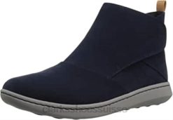 bottine step move up pour femme clarks marine synthétique femmes N6R8B1973 Clarks synthétique marine