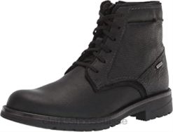 Bottines imperméables Morris High Clarks noires pour hommes Hommes N6R8B1355 Clarks noir