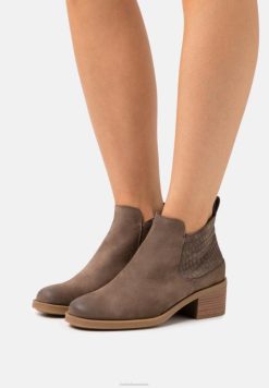 bottines zippées memi clarks taupe unisexe N6R8B7069 Clarks taupe