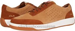 chaussures à lacets hero air homme beige combi clarks Hommes N6R8B1374 Clarks combinaison beige