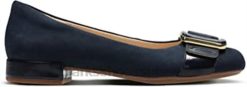 chaussures à talons bas pour femmes rosabella faye clarks bleu marine unisexe N6R8B1413 Clarks bleu marine