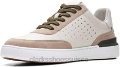 chaussures court lite tor en nubuck blanc cassé combi clarks unisexe N6R8B647 Clarks