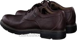 chaussures en cuir un Tread Lo Gore-Tex marron foncé Clarks unisexe N6R8B2919 Clarks