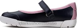 chaussures filles k 1 enfant emery halo k marine marine 12 enfant f clarks enfants N6R8B1060 Clarks