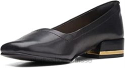 chaussures seren 30 court en cuir noir clarks unisexe N6R8B22 Clarks