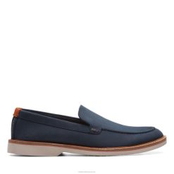clarks atticus lt edge en nubuck bleu marine Hommes N6R8B3700 Clarks nubuck bleu marine