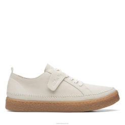 Clarks Barleigh Lace en cuir blanc femmes N6R8B3107 Clarks cuir blanc