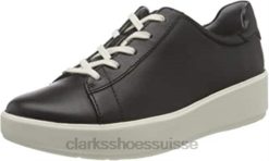 Clarks - Baskets Layton Pace noires pour femmes femmes N6R8B601 Clarks