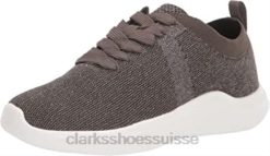 Clarks - Baskets Nova Glint pour femme - Combinaison olive foncé femmes N6R8B2036 Clarks combi olive foncé