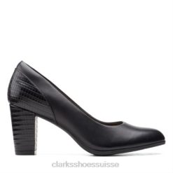 Clarks Black Combi Alayna Ray femmes N6R8B3937 Clarks combi noire