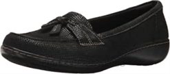 Clarks Black Interest - Mocassins à bulles Ashland pour femme femmes N6R8B1137 Clarks intérêt noir