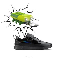 Clarks Black Patent Vibrant G Low Kid Black Patent unisexe N6R8B5889 Clarks vernis noir