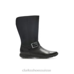 clarks black venture moon jnr g fit unisexe N6R8B4585 Clarks noir