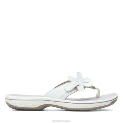 clarks blancs brinkley flore blanche femmes N6R8B6424 Clarks blanc