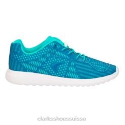 clarks bleu sprintwild inf g fit unisexe N6R8B4761 Clarks bleu