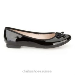 Clarks Carrousel Ride Noir Verni unisexe N6R8B4082 Clarks vernis noir