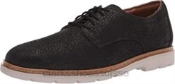 clarks chaussures basses lug lite en nubuck noir pour hommes Hommes N6R8B2873 Clarks nubuck noir
