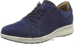 Clarks - Chaussures de piste Sharon Crystal bleues pour femmes femmes N6R8B2161 Clarks bleu