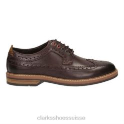 Clarks Chestnut Pitney Limite Hommes N6R8B4497 Clarks châtaigne