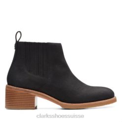 clarks cologne haut nubuck noir unisexe N6R8B4194 Clarks nubuck noir