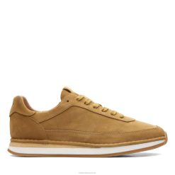 Clarks Craft Run Lace en daim mousse de chêne Hommes N6R8B3696 Clarks daim mousse de chêne