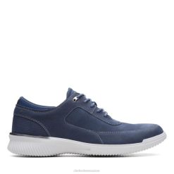 clarks donaway dentelle nubuck marine nubuck marine Hommes N6R8B5522 Clarks nubuck bleu marine