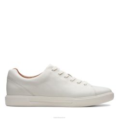 clarks en cuir blanc un costa lace Hommes N6R8B3652 Clarks cuir blanc