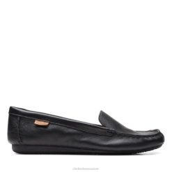 Clarks en cuir noir avec taches de rousseur à pied en cuir noir unisexe N6R8B5163 Clarks Cuir noir