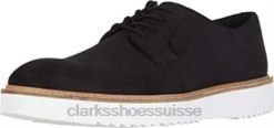 clarks ernest walk daim noir unisexe N6R8B1018 Clarks Suède noir