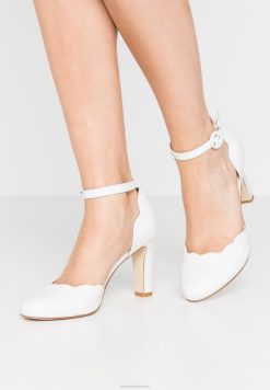 Clarks escarpins en cuir talons hauts blanc unisexe N6R8B7042 Clarks blanc