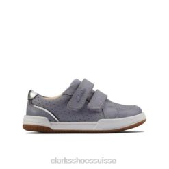 Clarks Fawn Solo Fst F Fit en cuir bleu clair unisexe N6R8B4704 Clarks cuir bleu clair
