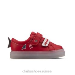 clarks flarescalelo fst g fit cuir rouge unisexe N6R8B4938 Clarks cuir rouge
