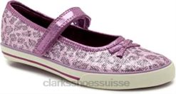 clarks glamit junior violet unisexe N6R8B2464 Clarks violet