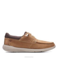 clarks gorwmoc en nubuck sable foncé Hommes N6R8B3459 Clarks nubuck sable foncé