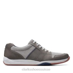 Clarks gris combi langton dentelle Hommes N6R8B4425 Clarks combi gris