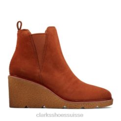 Clarks - Haut Clarkford en daim marron foncé unisexe N6R8B4193 Clarks daim beige foncé