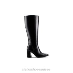 Clarks laina85 hi en cuir combiné noir unisexe N6R8B4203 Clarks cuir combiné noir