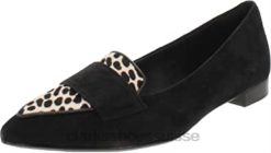 Clarks - Laina - Mocassins à enfiler pour femme en cuir à imprimé animal femmes N6R8B26 Clarks