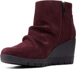 Clarks Madera Way en daim bordeaux unisexe N6R8B2096 Clarks daim bordeaux