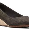 Clarks Mallory Luna Escarpin Femme Noir 8 W femmes N6R8B74 Clarks